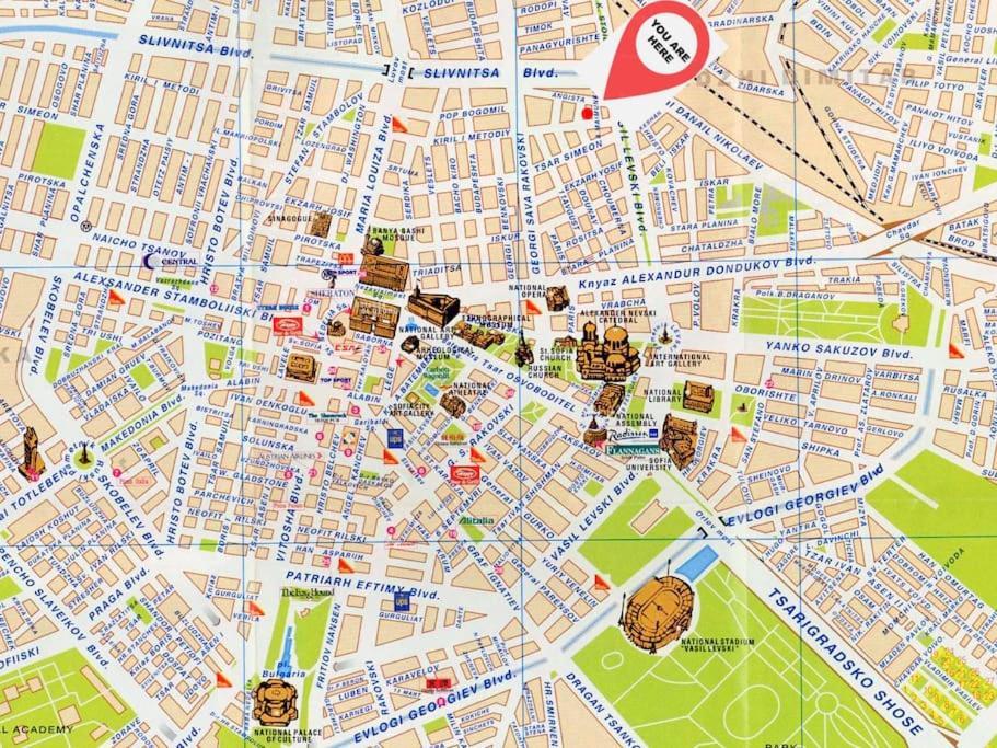 New Central Located Peaceful 1Bdr Self Check-In Sofia Esterno foto